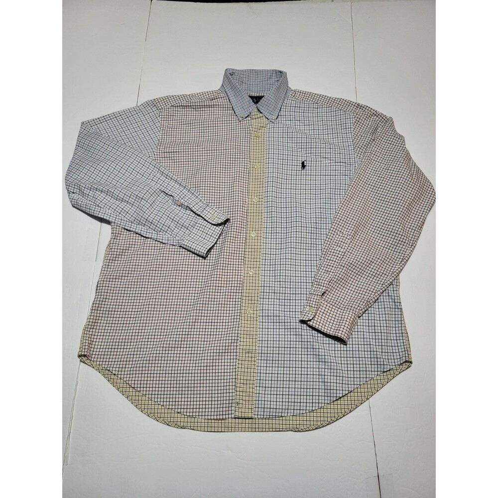 (#L5) Ralph Lauren Classic Button Down Long Sleeve Size Men's XL Multicolor